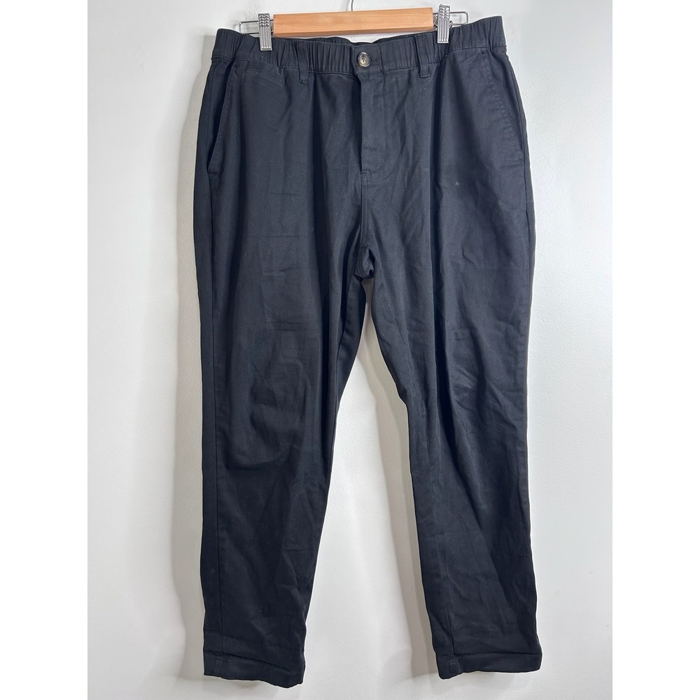 Cove Chino Black Pants Mens 34x30 Outdoor Stretch Hiking Gorpcore Stretch Twill